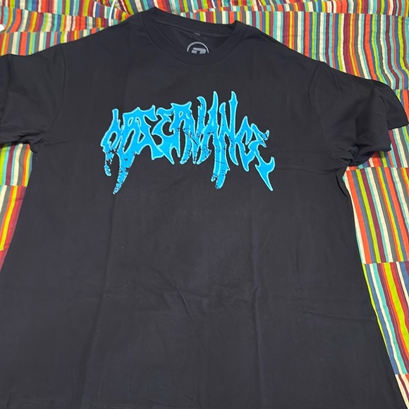 Blue green pink available Observance Graffiti T-double sided Size XL - NWT - Picture 4 of 12